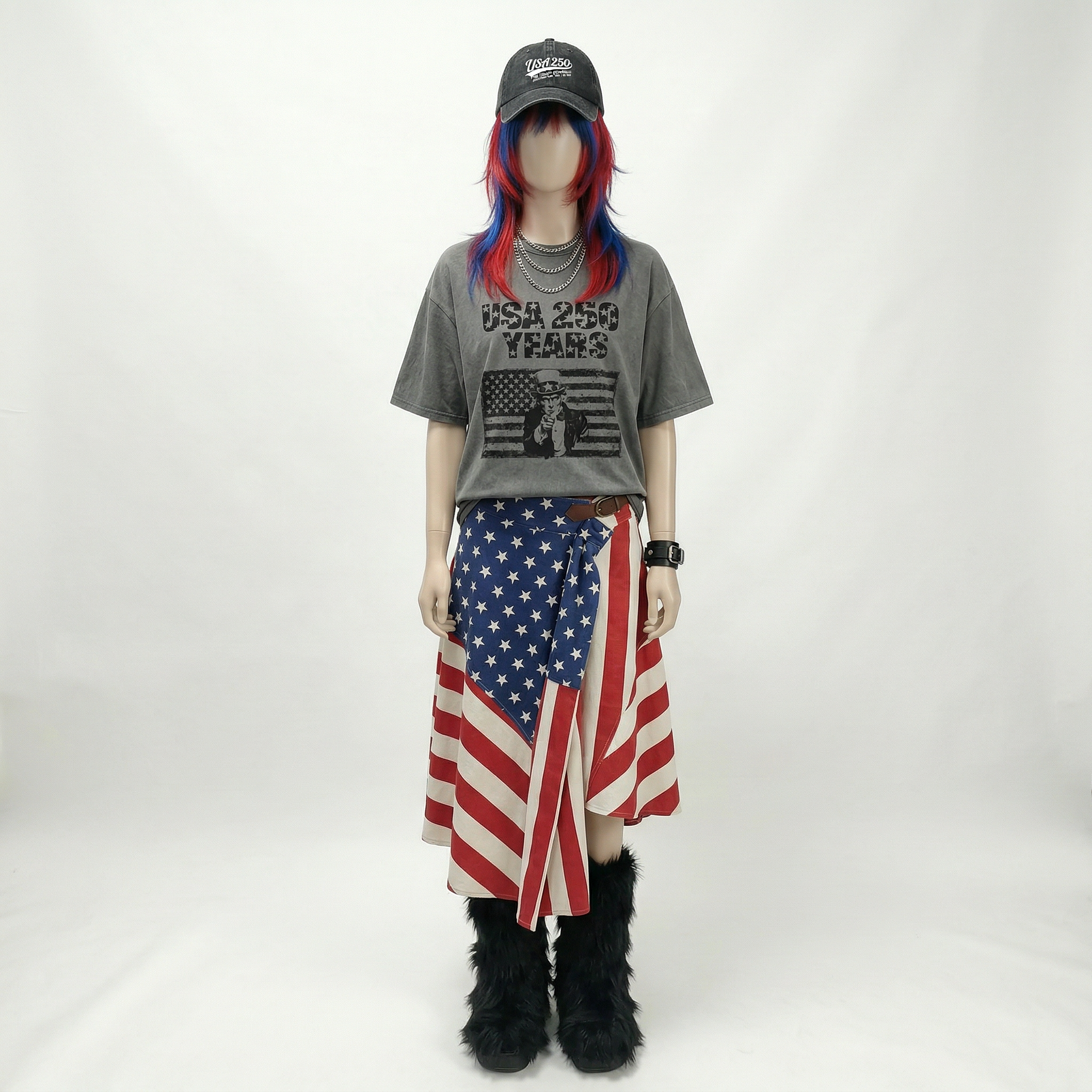 USA 250 Flag Graphic Tee