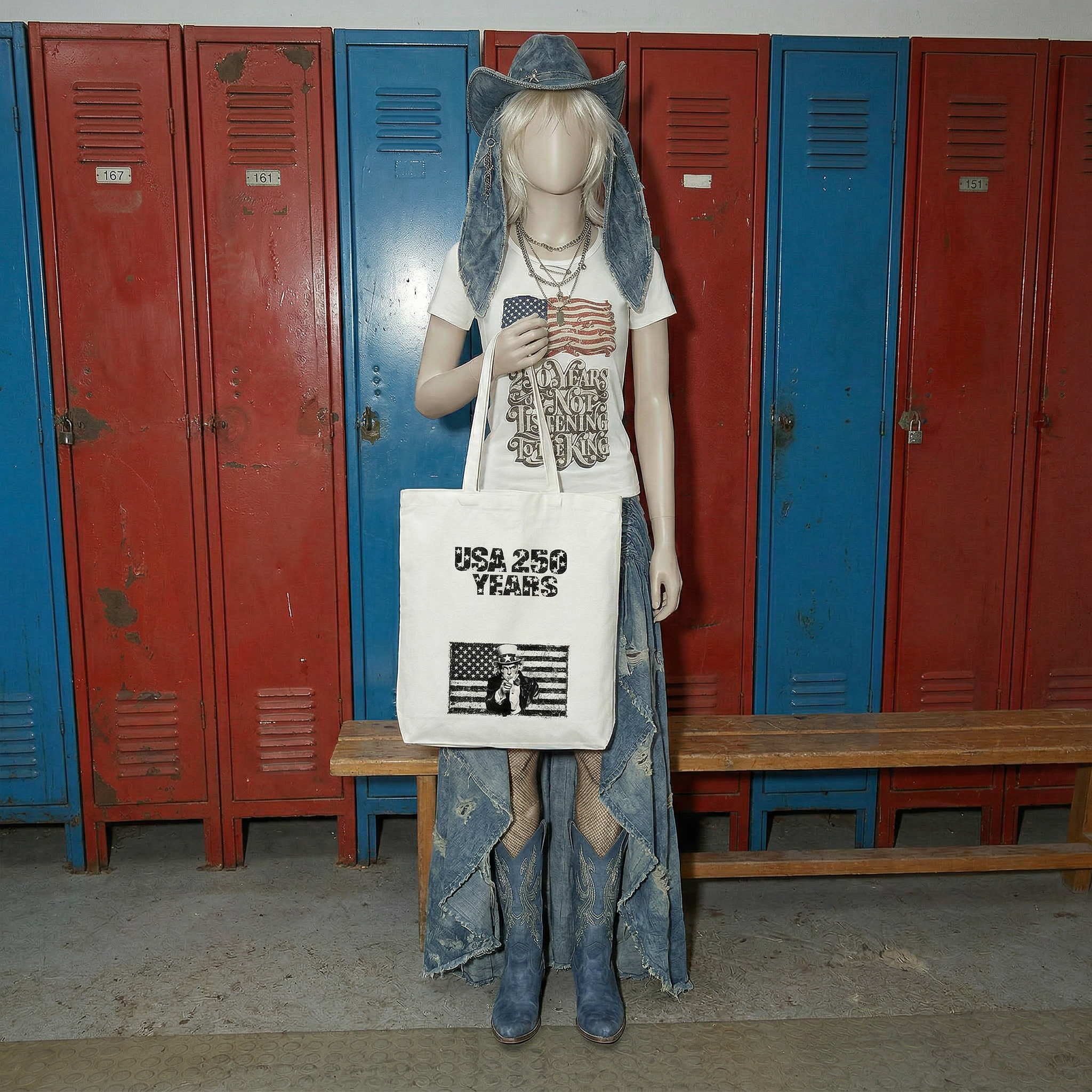 USA 250 Years Tote Bag