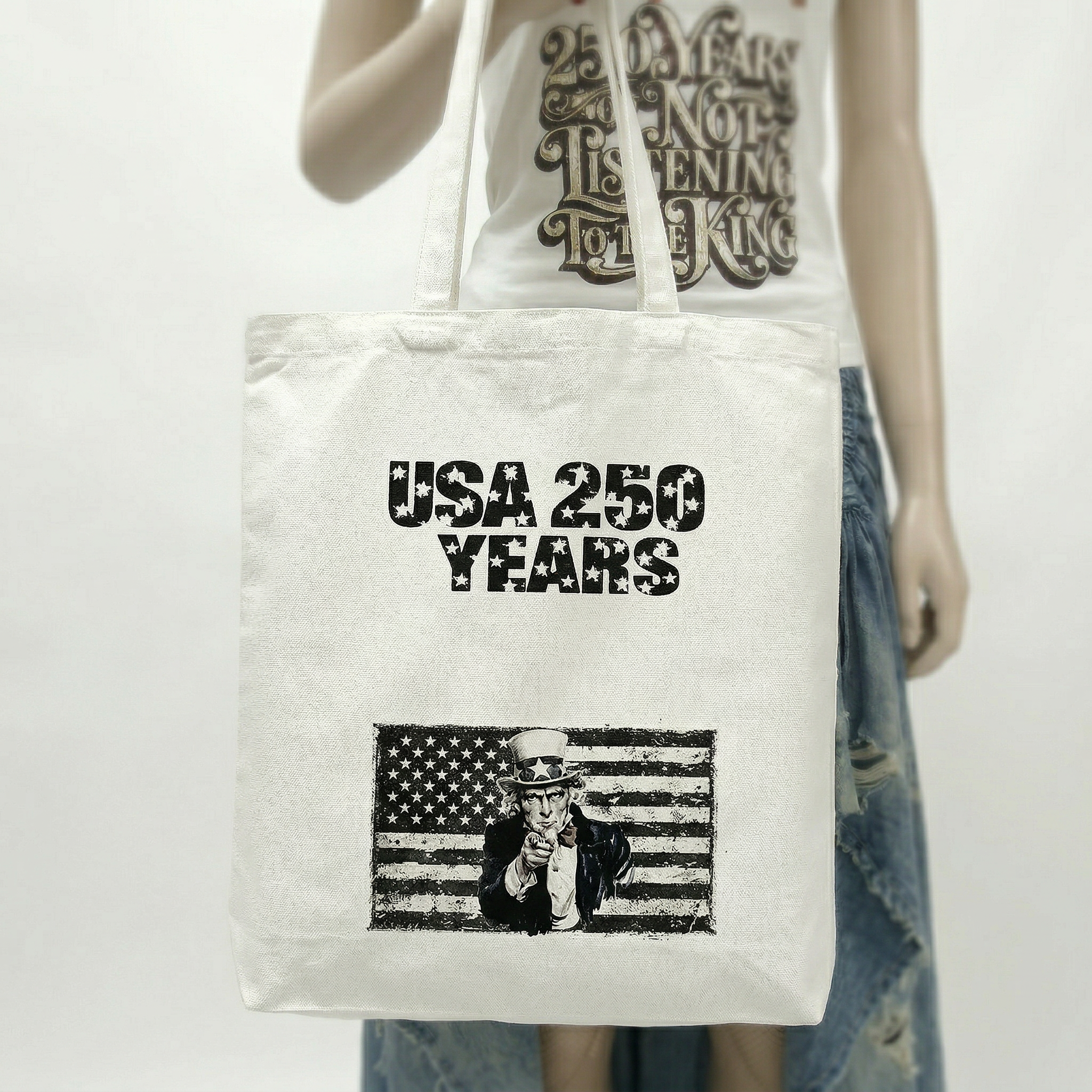 USA 250 Years Tote Bag
